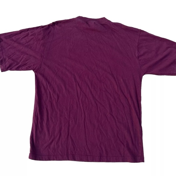 Vintage Virginia Tech Hokies Starter Graphic T-shirt Size L Burgundy - Picture 2 of 6